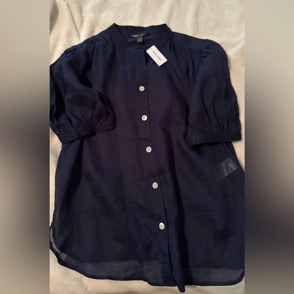 Banana Republic Dark Blue Blouse
